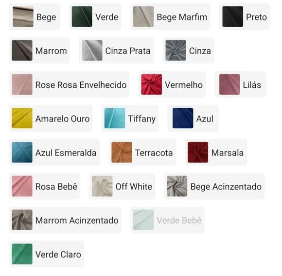 2 Capas Assento/encosto e Almofadas Suede