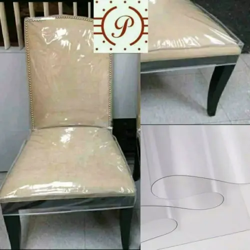1 Capas Transparente, Costurar Reforçada