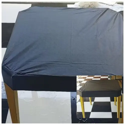 2 Capas para Mesa Impermeável, Preto ou Transparente