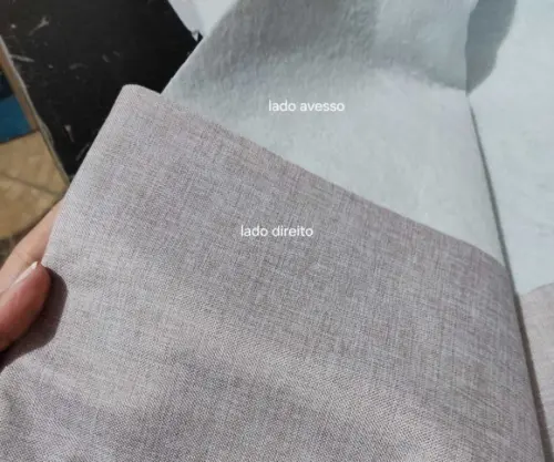 4 Capas para Poltrona com Madeira Atras em Linho