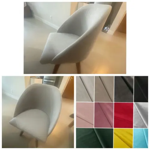6 Capas Cadeira Poltrona em Suede