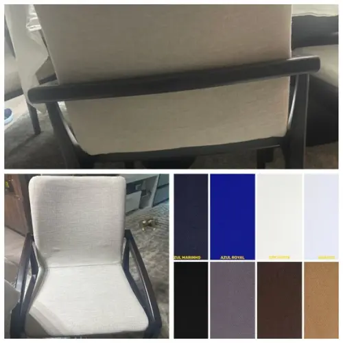 6 Capas Sob Medida Cadeira Poltrona Tecido Sarja