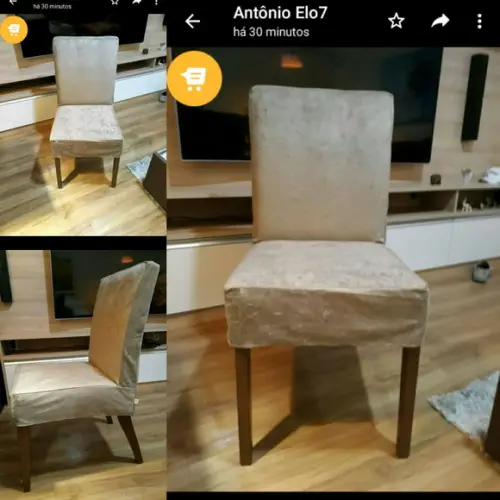 Kit 3 capas cadeira e SOFA INTEIRIÇA