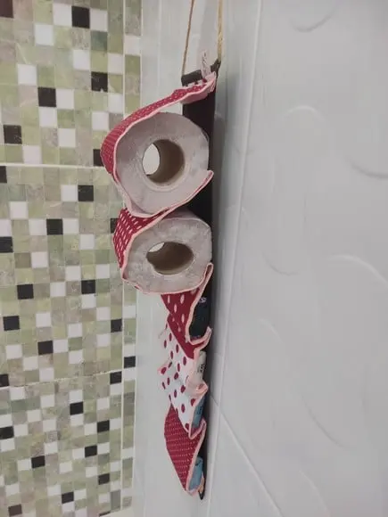 1 Porta Papel Higiênico e Sabonete Artesanal