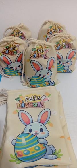 Lembrancinha Páscoa Sacolinha para Chocolate