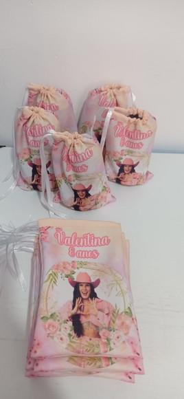Sacolinha Saquinho Lembrancinha Ana Castela Boiadeira 10x15