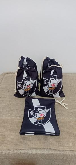 Saquinho Surpresa Sublimada Frente e Verso 20x15 Vasco