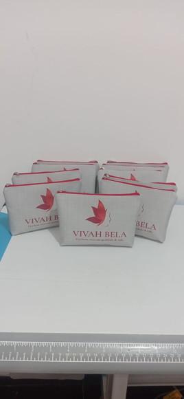 Necessaire Personalizada Tamanho 20x12 Sua Logo ou Marca