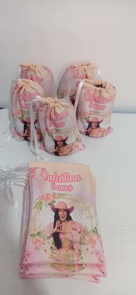 Sacolinha Saquinho Lembrancinha Ana Castela Boiadeira 10x15