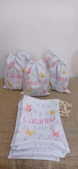 Sacolinha Surpresa Borboletas e Flores