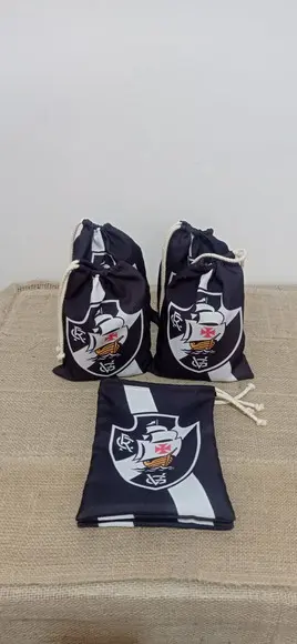 Saquinho Surpresa Sublimada Frente e Verso 20x15 Vasco