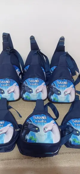 Mochila Transversal Infantil Como Treinar Seu Dragao 3