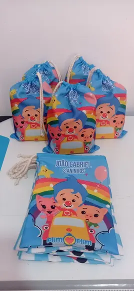 Saquinho Surpresa Palhaço Plim Plim Tamanho 20x15