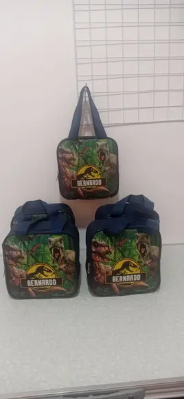 Maleta Personalizadas Dinossauro (10 Unidades) 20x20cm