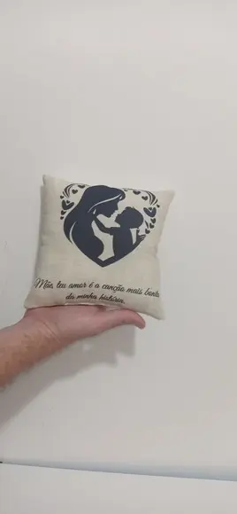 Almofada Personalizada 20x20 Dia das Mães ou Qualquer Tema
