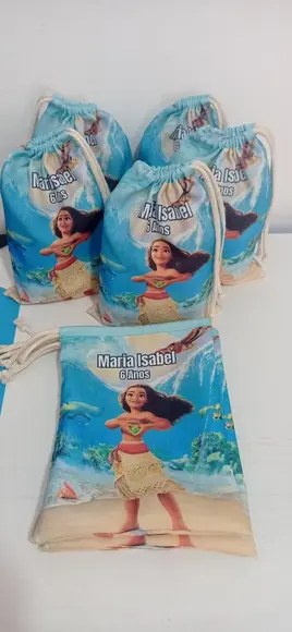 Sacolinha Surpresa Frente e Verso Temas Diferentes