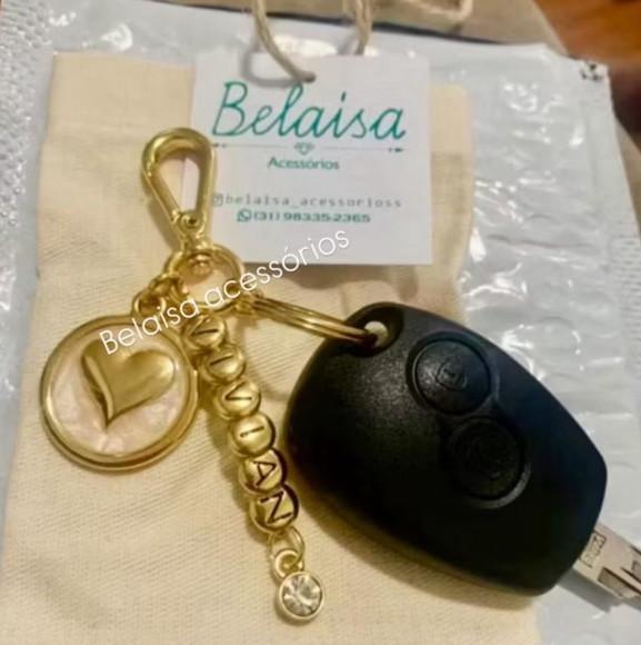 Chaveiro com Nome até 11 Letras Feminino