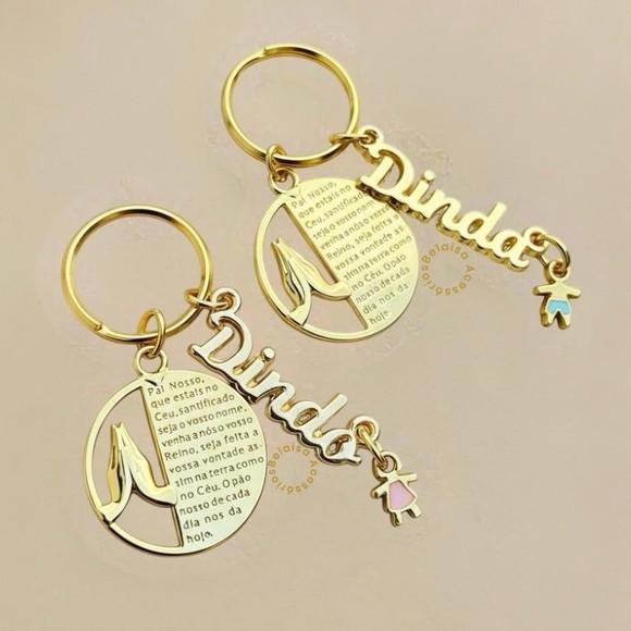 Presente Dindo e Dinda Batizado Oração do Pai Nosso