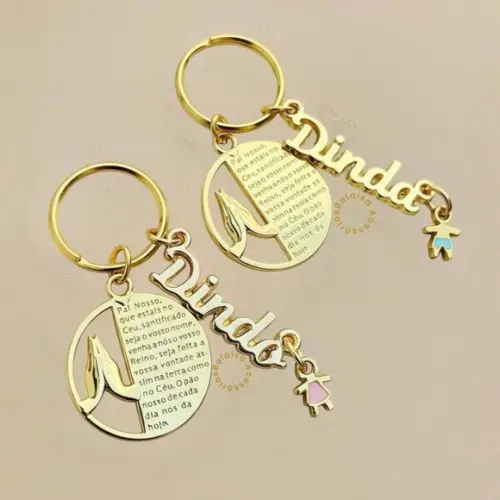 Presente Dindo e Dinda Batizado Oração do Pai Nosso
