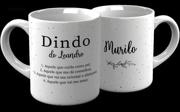 Kit com 2 Canecas Batizado Dindos-sb05dd08