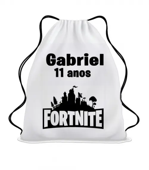 Mochila Sacochila Mochilinha Fortnite