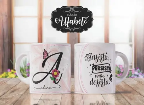 2 Artes Caneca Alfabeto