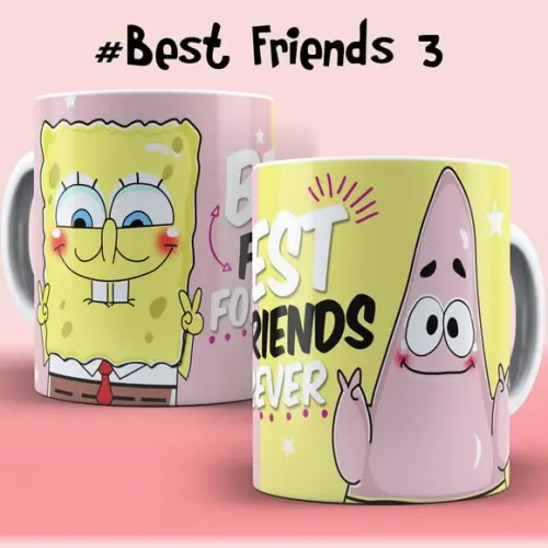 Caneca de Porcelana Best Friends