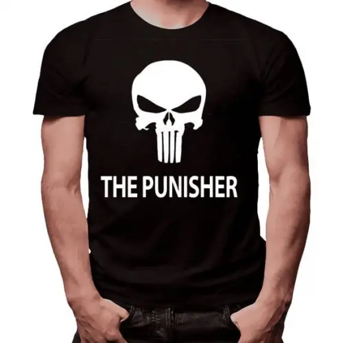 Camiseta Justiceiro 100% Algodão Estampa em Silk