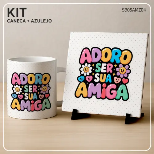 Pack Arte digital Amizade-Envio automatico