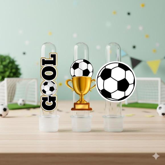 Aplique 8cm para Tubetes Futebol- (para Tubete 13cm)