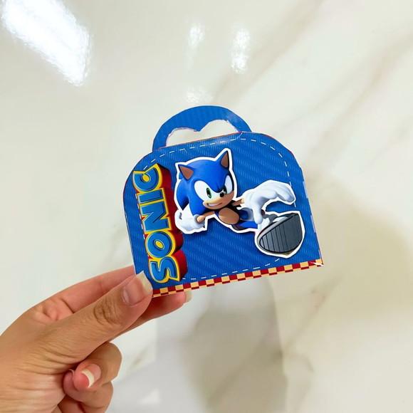 Caixa 3d Maletinha Round Sonic