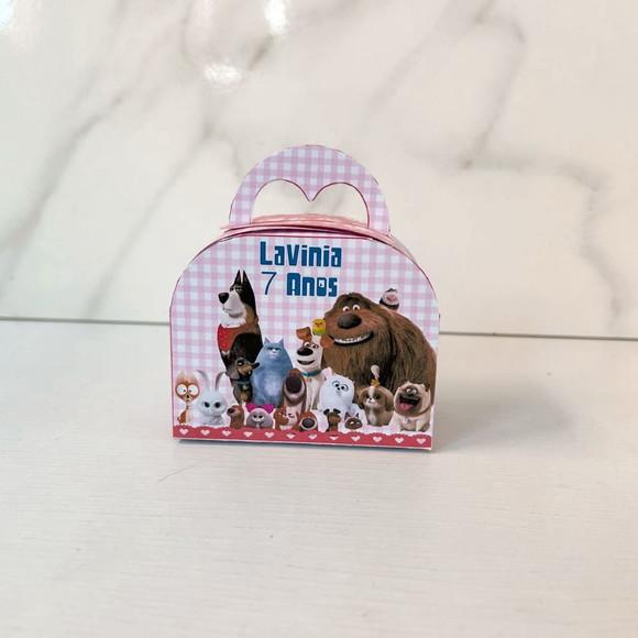 Caixa 3d Maletinha Round Pets a Vida Secreta dos Bichos