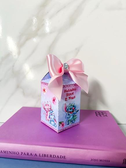 Caixa Milk 3d Stitch e Angel