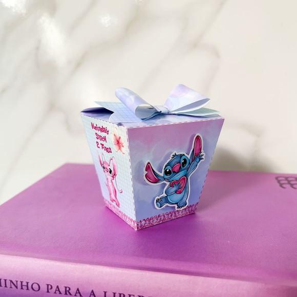 Caixa Sushi 3d Stitch e Angel