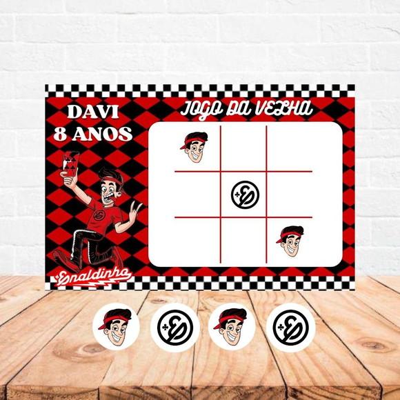 Jogo da Velha - Lembrancinha Enaldinho