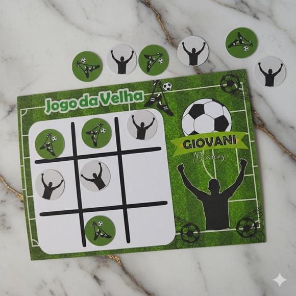 Jogo da Velha Personalizado Futebol Lembrancinha