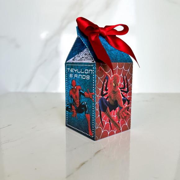 Kit 25 Caixas Personalizadas Homem Aranha Básicas