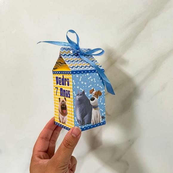 Kit 25 Caixas Personalizadas Pets a Vida Secreta dos Bichos