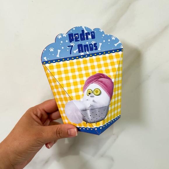 Kit 25 Caixas Personalizadas Pets a Vida Secreta dos Bichos