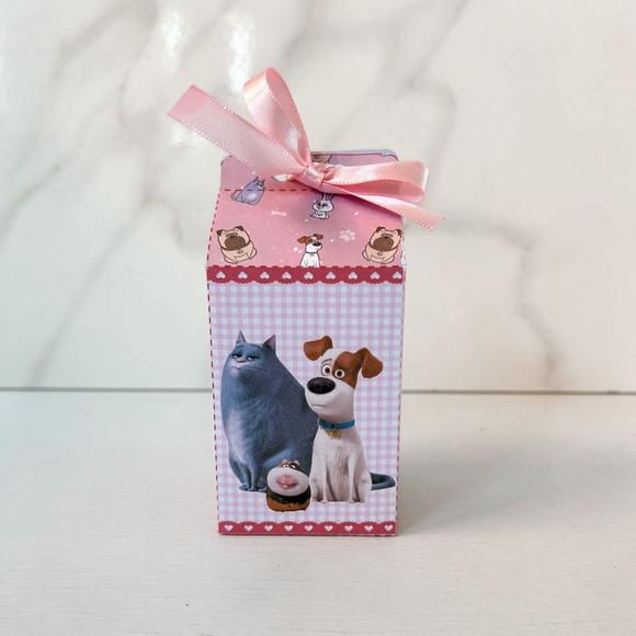 Kit 25 Caixas Personalizadas Pets a Vida Secreta dos Bichos