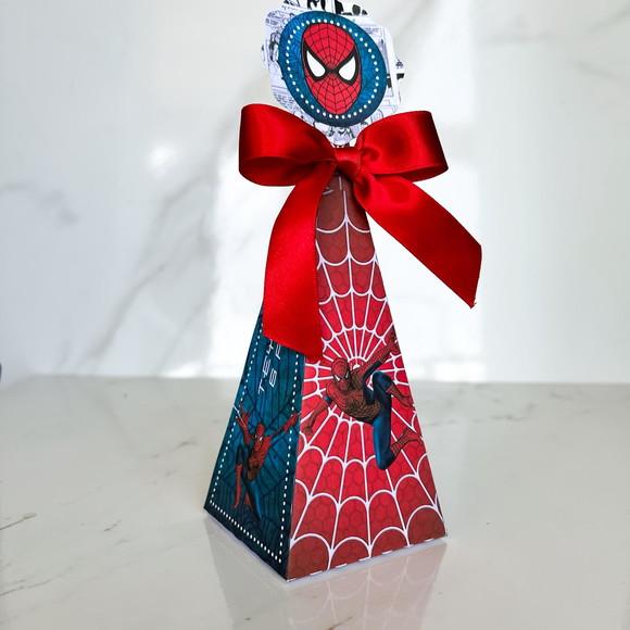 Kit 50 Caixas Personalizadas Homem Aranha Básicas