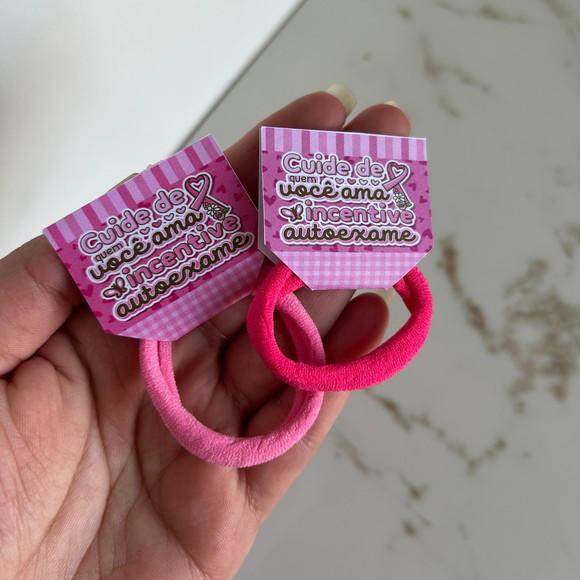 Lembrancinhas Mimos Outubro Rosa Tag + Xuxinha Mimos