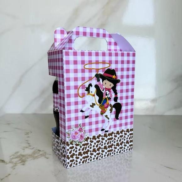 Maletinha Porta Refri Personalizada Boiadeira Lembrancinhas