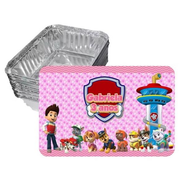Marmitinha Patrulha Canina Menina Personalizada 220g