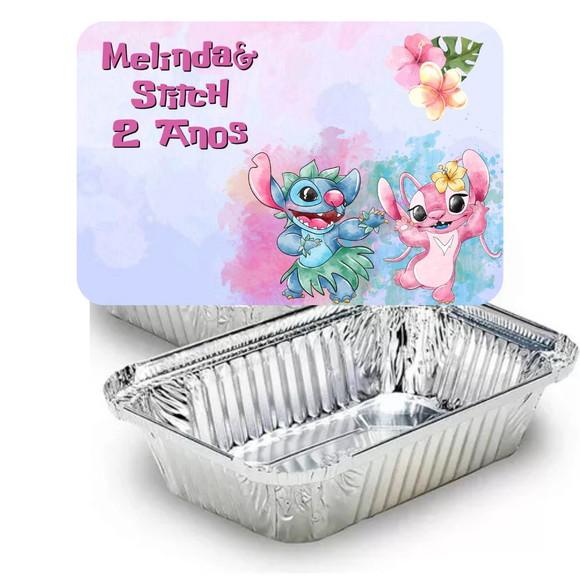 Marmitinha Stitch e Angel Personalizada - 200g