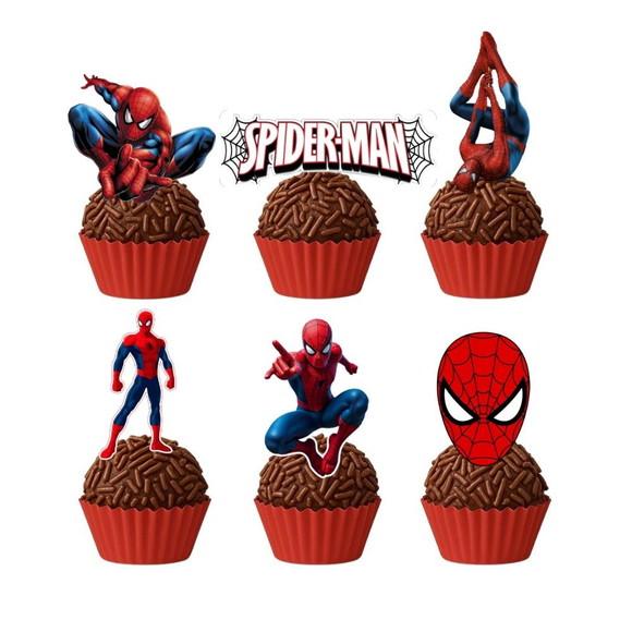 Topper Docinho Homem Aranha - 4cm