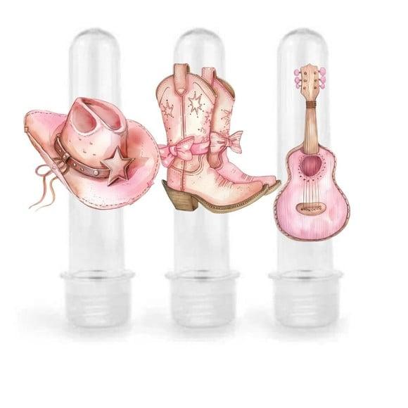 Aplique 8cm para Tubetes Boiadeira Rosa para Tubete de 13cm)