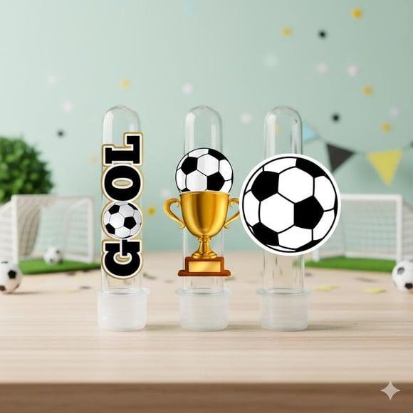 Aplique 8cm para Tubetes Futebol- (para Tubete 13cm)