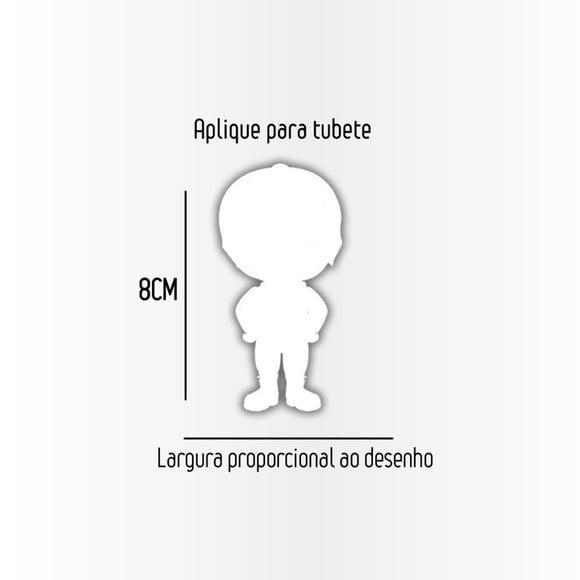 Aplique 8cm para Tubetes Sonic - (para Tubete 13cm)