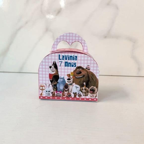 Caixa 3d Maletinha Round Pets a Vida Secreta dos Bichos